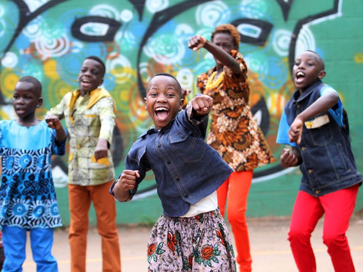 People celebrating unity in Ghana
